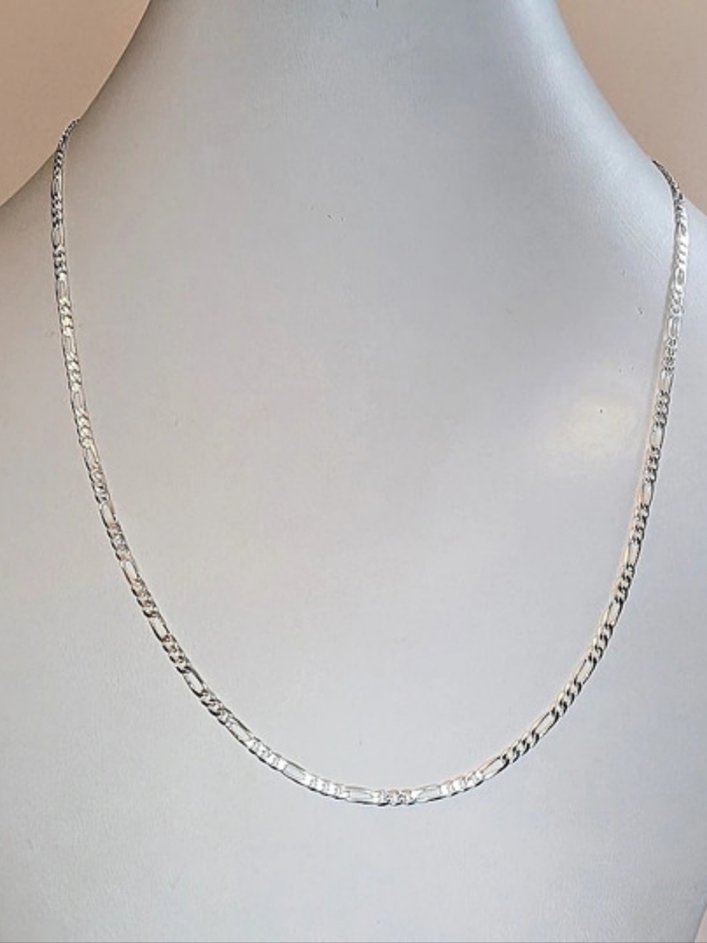 18k Gold Filled Figauro Necklace 18" New